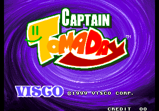 Captain Tomaday Title Screen